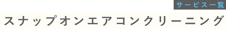 スナップオンエアコンクリーニング